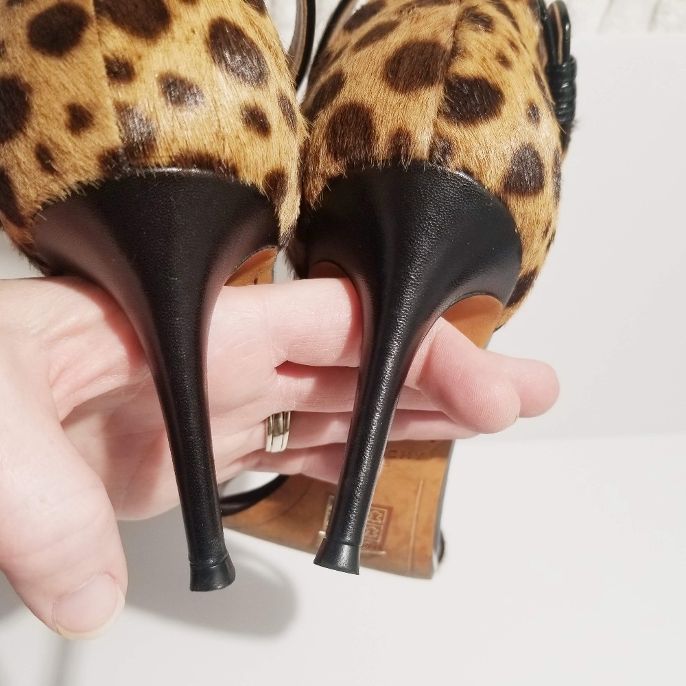 Givenchy Nadia Heels With Leopard Print Calf Hair - Picture 3 of 8